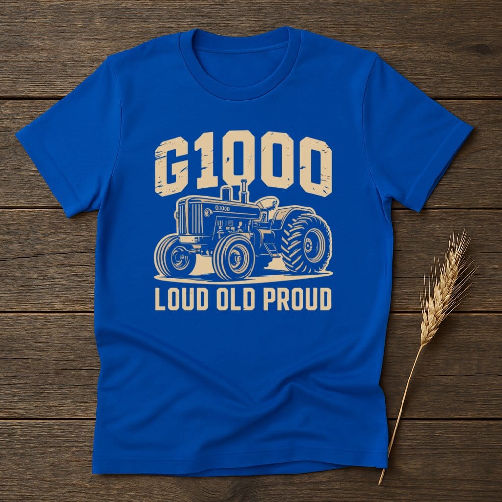 Loud Old Proud G1000 Tractor Graphic T Shirt product type