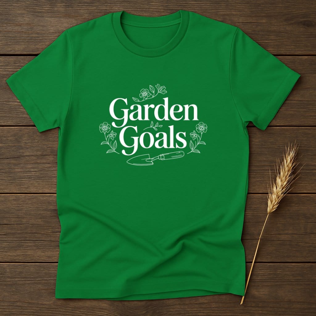 Garden Goals Graphic Tee for Plant Lovers shirt
