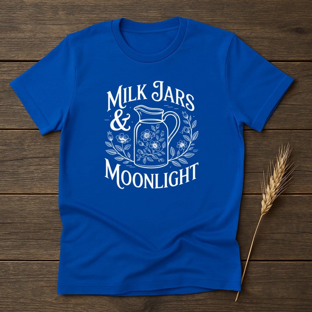 Milk Jars & Moonlight Design on a T-shirt product