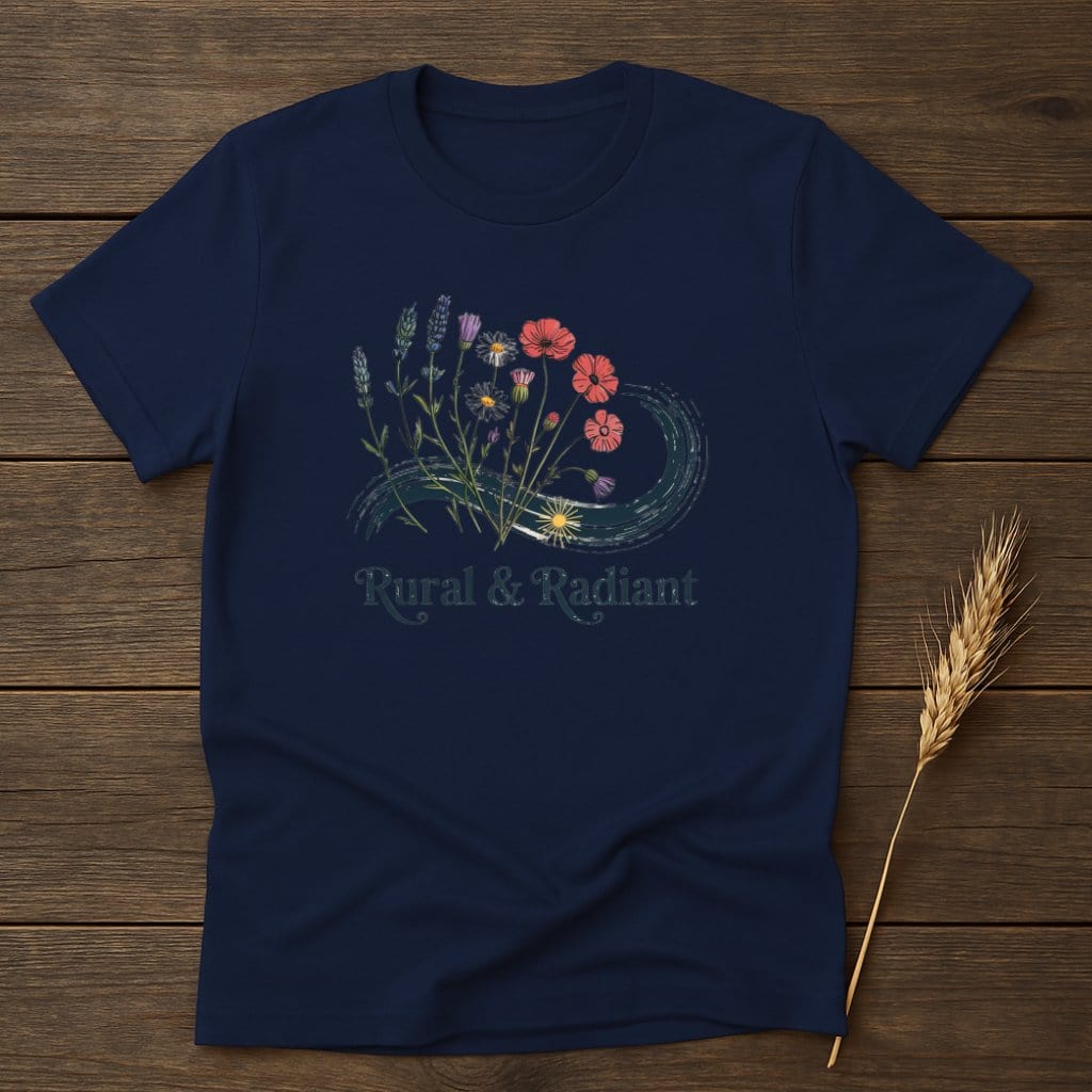 Rural & Radiant Floral Design Graphic Tee product