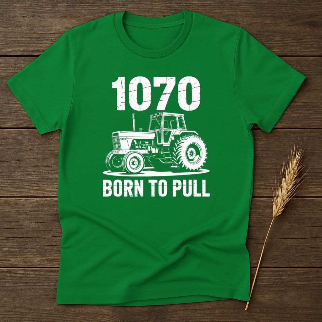 1070 Born to Pull Tractor Graphic Tee Shirt product type