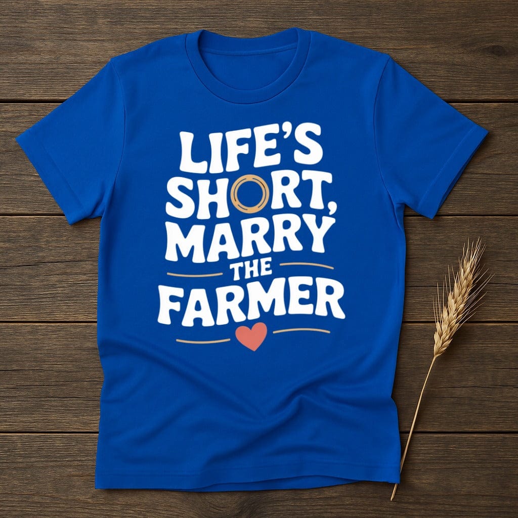Life's Short Marry The Farmer Graphic Shirt product