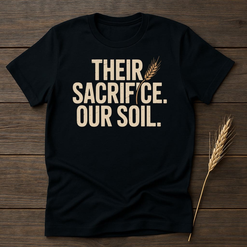 Their Sacrifice Our Soil T-Shirt product