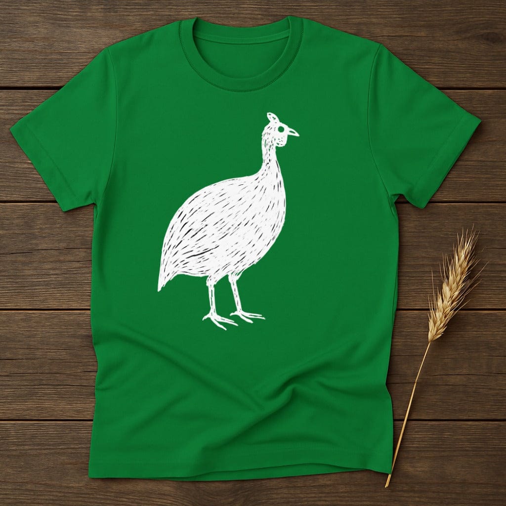 Illustrated Guinea Fowl Graphic Design T-Shirt product type