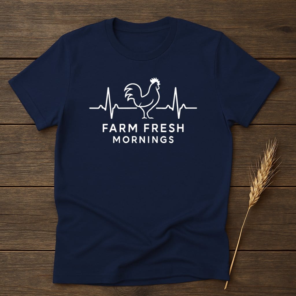 Farm Fresh Mornings Rooster Graphic Shirt product