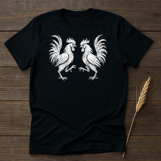 Rooster Fight Graphic Design Men's T-Shirt product type