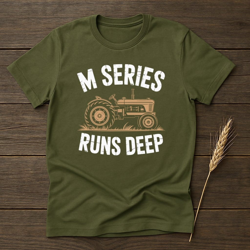 M Series Runs Deep Tractor Graphic T-Shirt product type