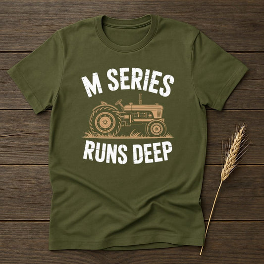 M Series Runs Deep Tractor Graphic T-Shirt product type