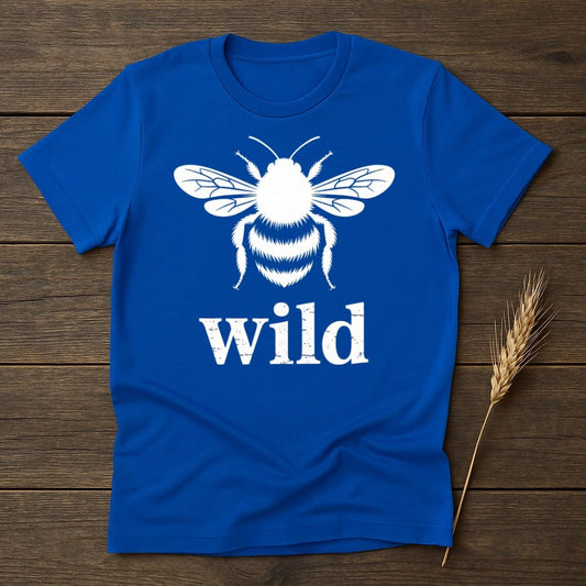 Wild Bee Graphic Blue T-shirt product type