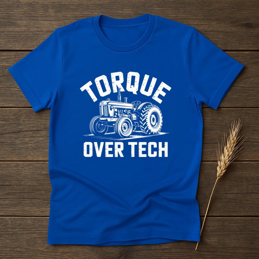 Torque Over Tech Blue Graphic T-Shirt Product