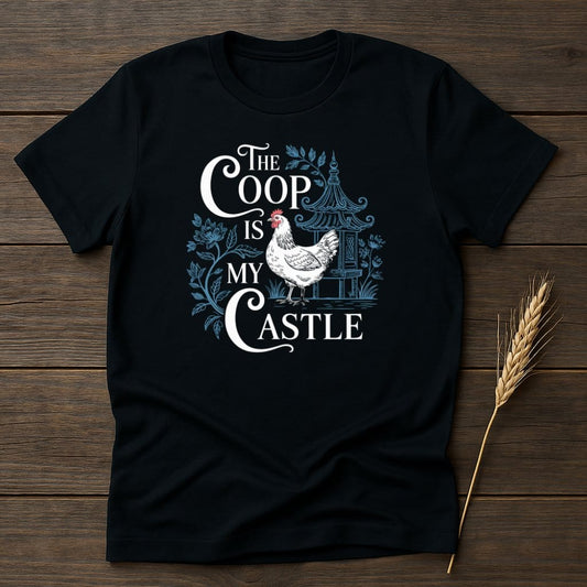 The Coop Is My Castle Graphic Chicken T-shirt product type