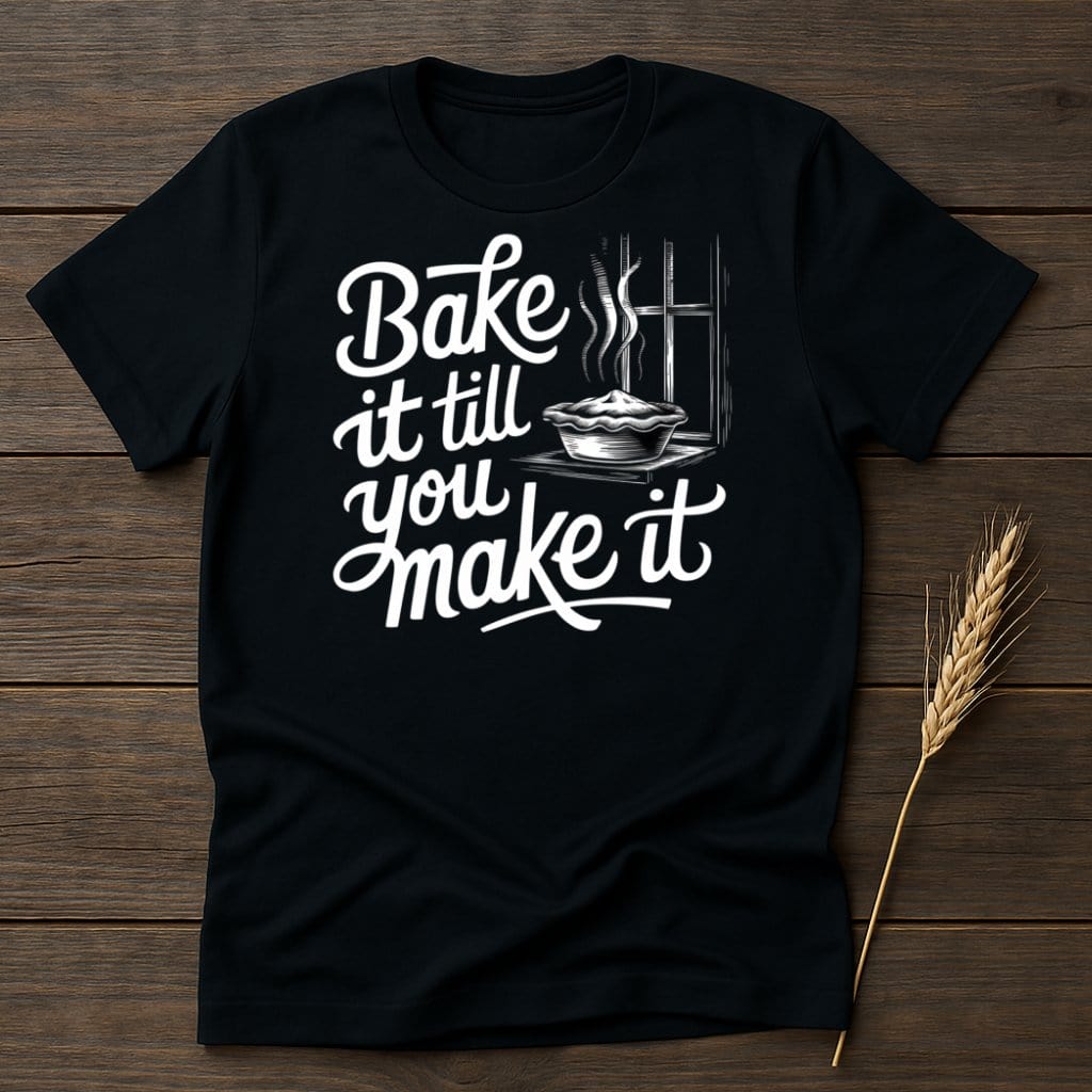My Designs Physical Item S / Black Bake It Till You Make It T-Shirts