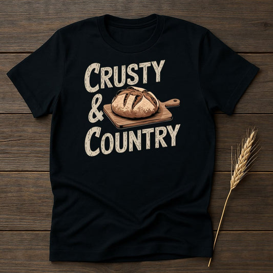 My Designs Physical Item S / Black Crusty & Country T-Shirts