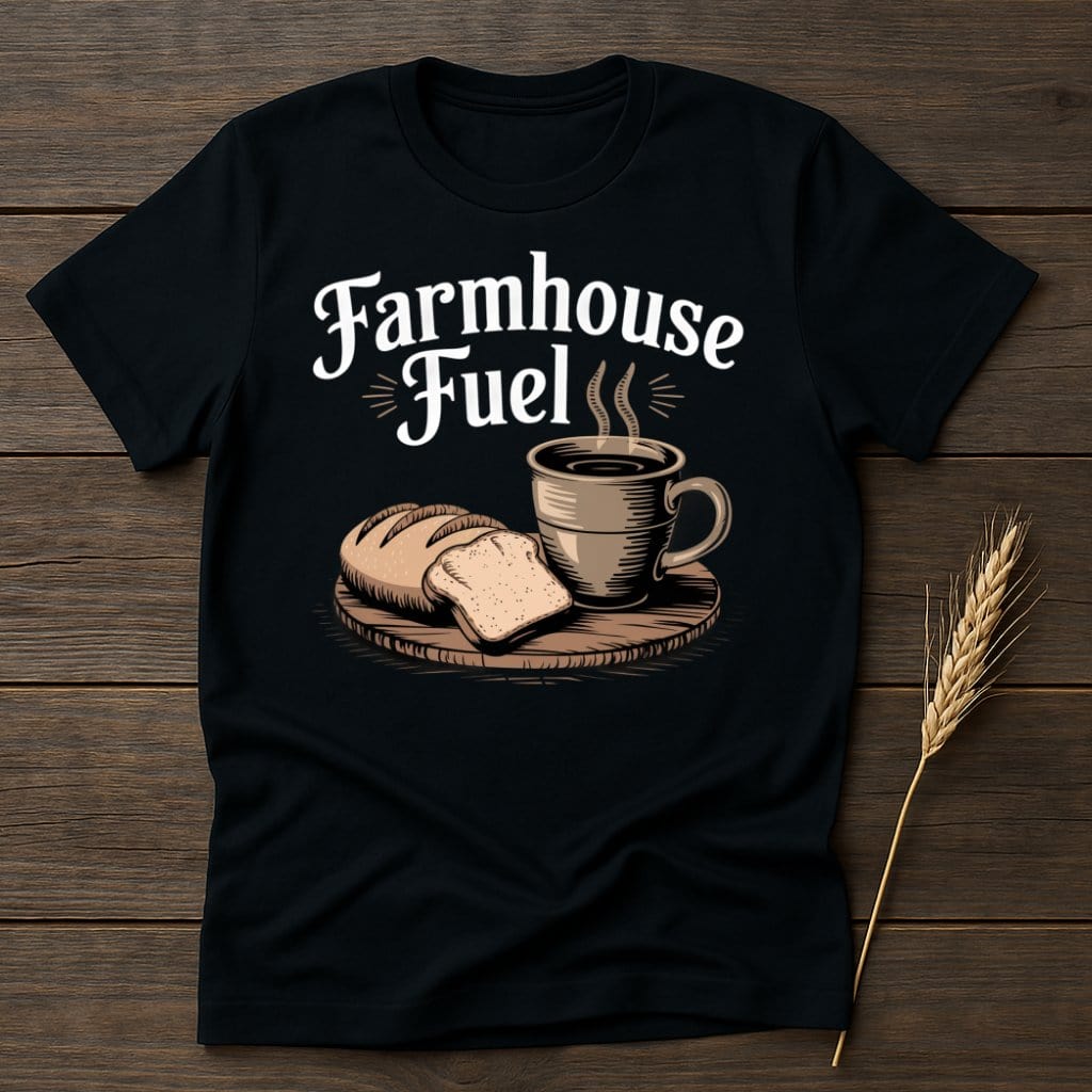 My Designs Physical Item S / Black Farmhouse Fuel Bread and Coffee T-Shirts