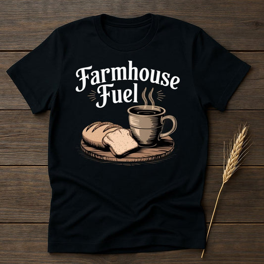 My Designs Physical Item S / Black Farmhouse Fuel Bread and Coffee T-Shirts