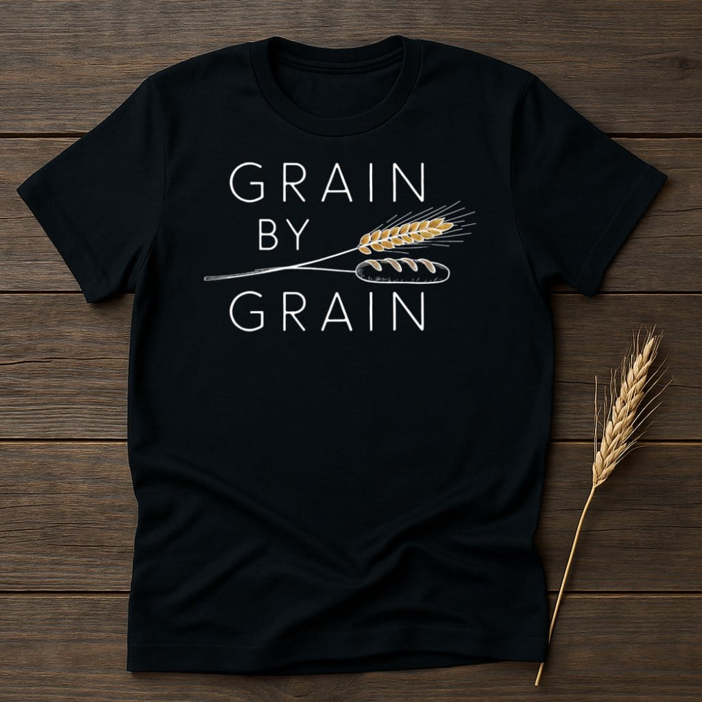 My Designs Physical Item S / Black Grain by Grain T-Shirts