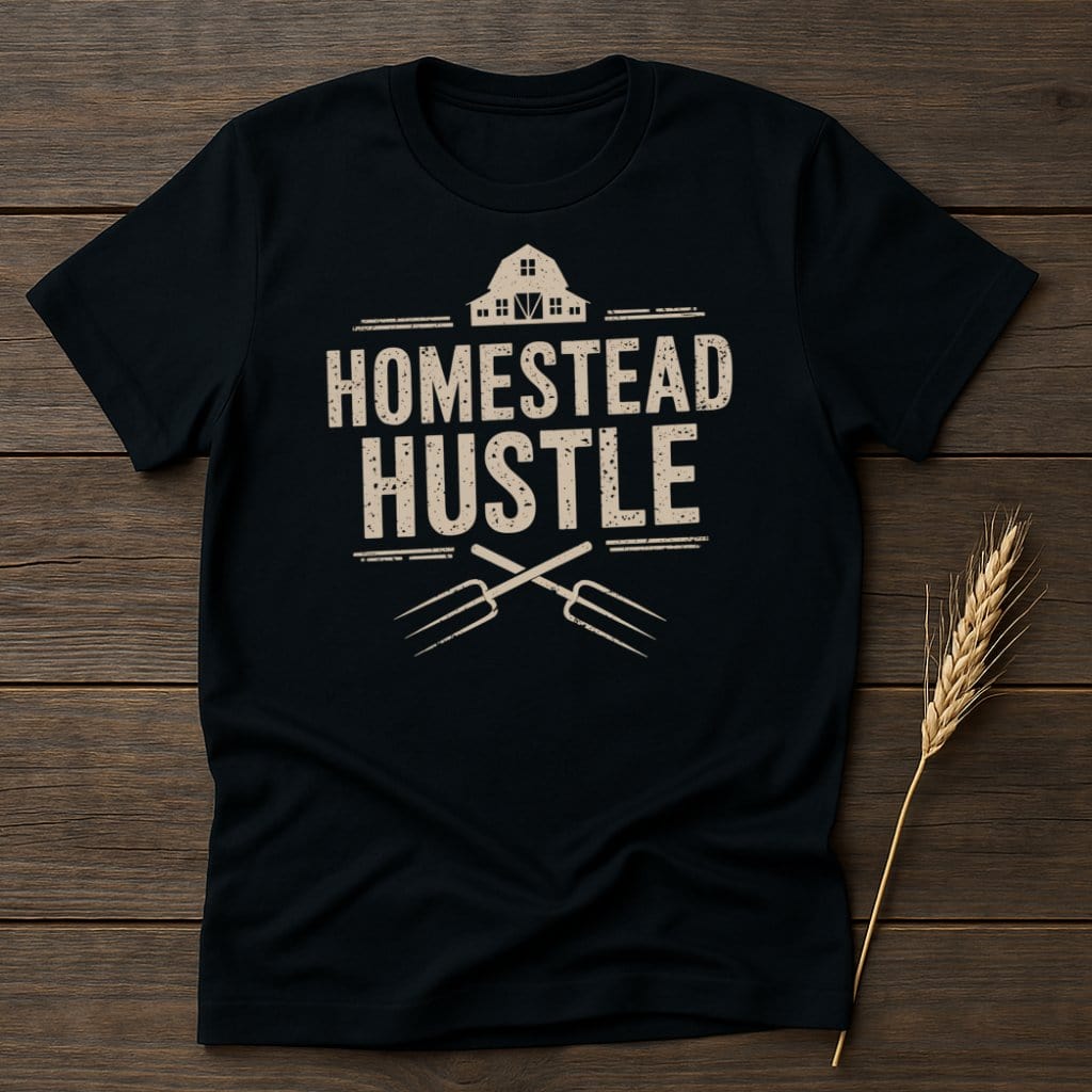 My Designs Physical Item S / Black Homestead Hustle T-Shirts