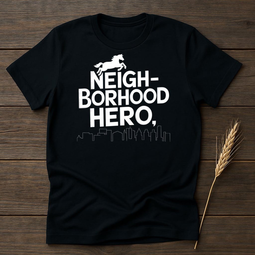 My Designs Physical Item S / Black Neighborhood Hero City Skyline T-Shirts