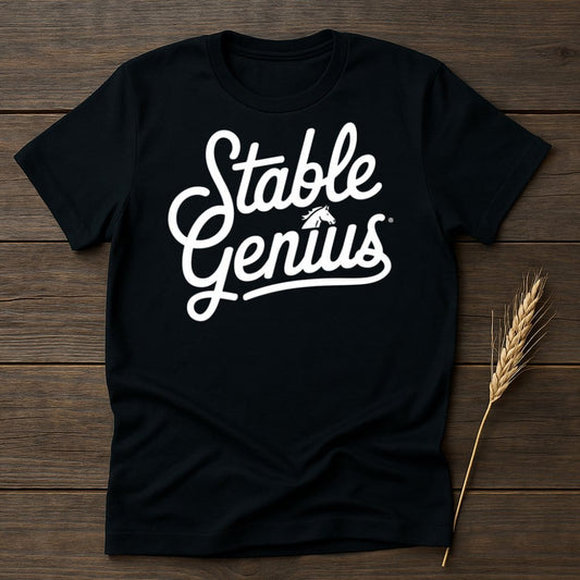 My Designs Physical Item S / Black Stable Genius T-Shirts