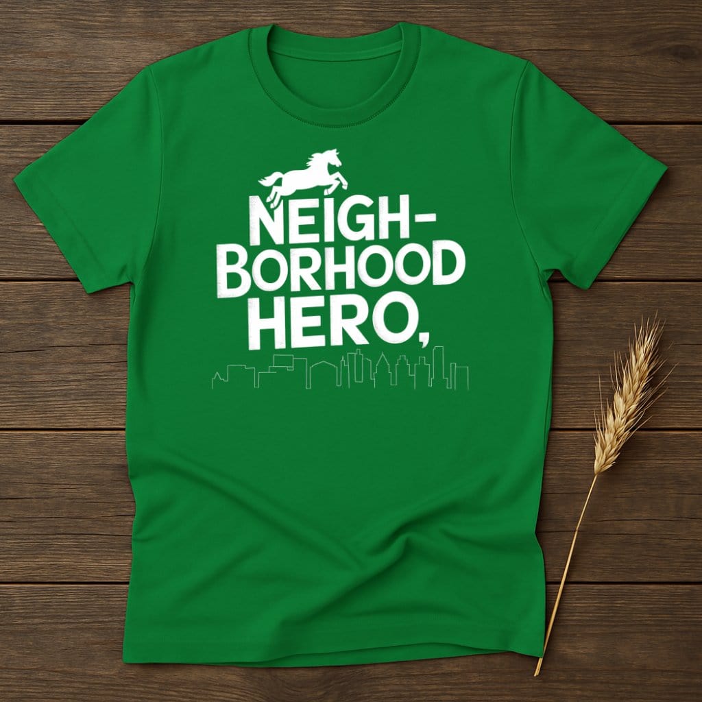 My Designs Physical Item S / Irish Green Neighborhood Hero City Skyline T-Shirts