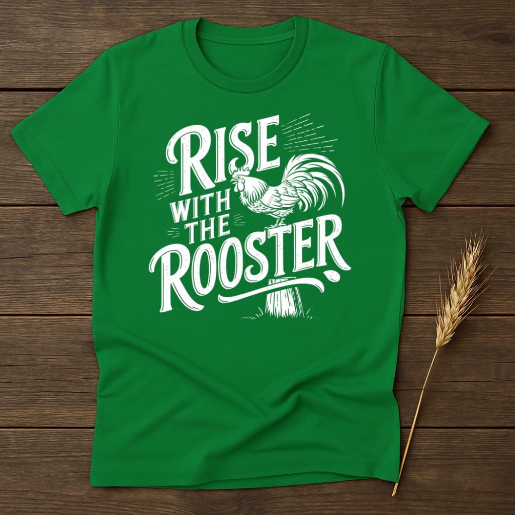 My Designs Physical Item S / Irish Green Rise with the Rooster T-Shirts