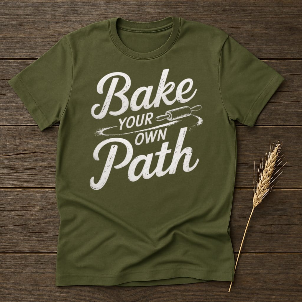 My Designs Physical Item S / Military Green Bake Your Own Path T-Shirts