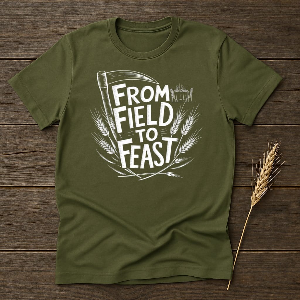 My Designs Physical Item S / Military Green From Field to Feast T-Shirts