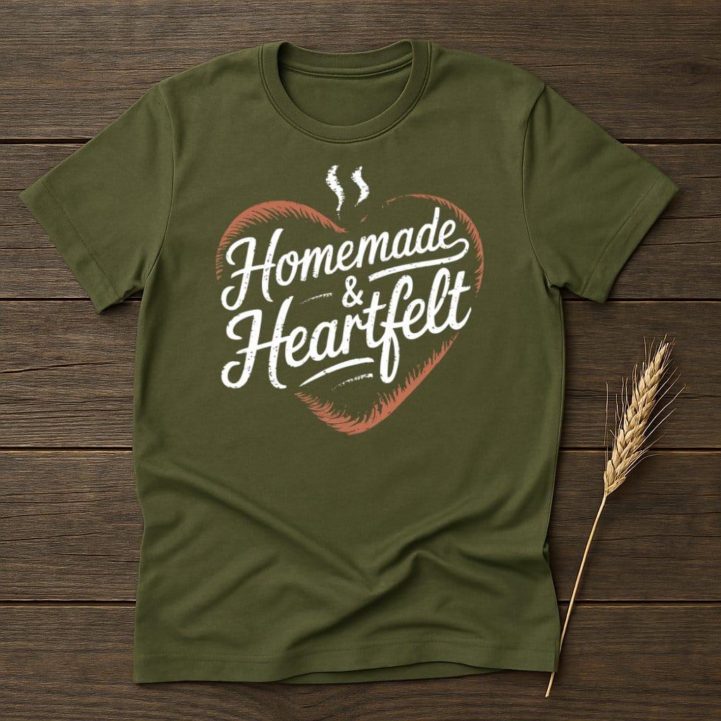 My Designs Physical Item S / Military Green Homemade and Heartfelt T-Shirts