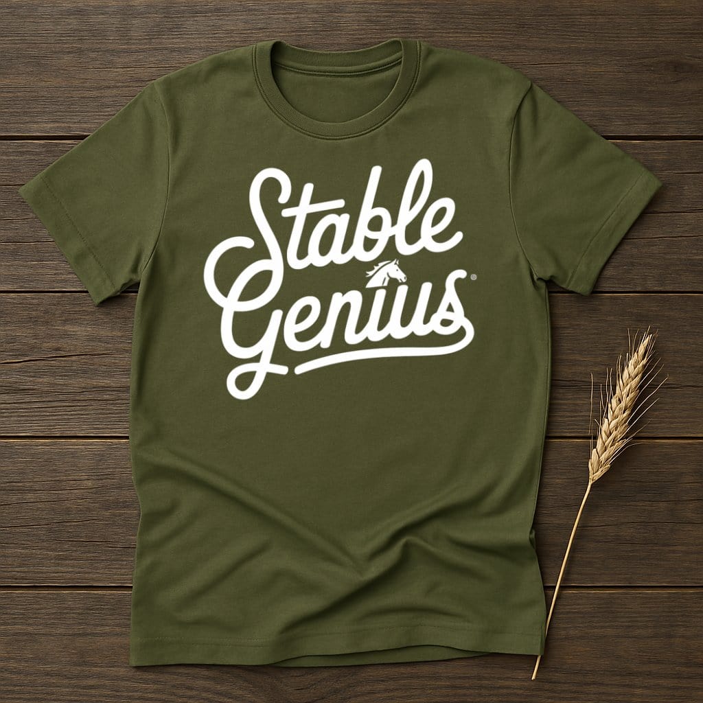 My Designs Physical Item S / Military Green Stable Genius T-Shirts