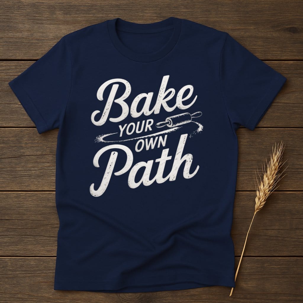 My Designs Physical Item S / Navy Bake Your Own Path T-Shirts