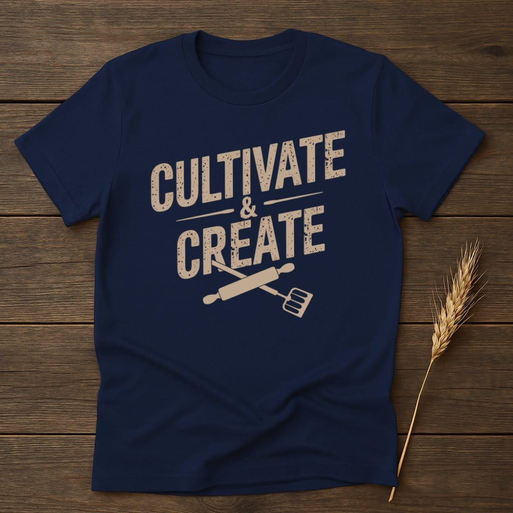 My Designs Physical Item S / Navy Cultivate and Create T-Shirts