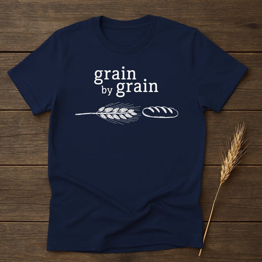 My Designs Physical Item S / Navy Grain By Grain Wheat Bread T-Shirts