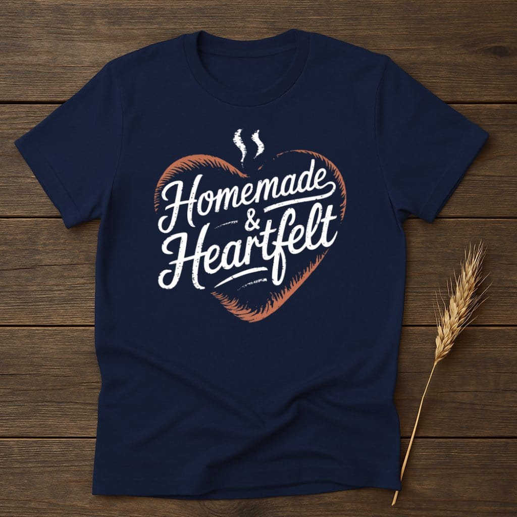 My Designs Physical Item S / Navy Homemade and Heartfelt T-Shirts