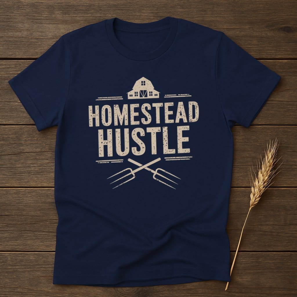 My Designs Physical Item S / Navy Homestead Hustle T-Shirts