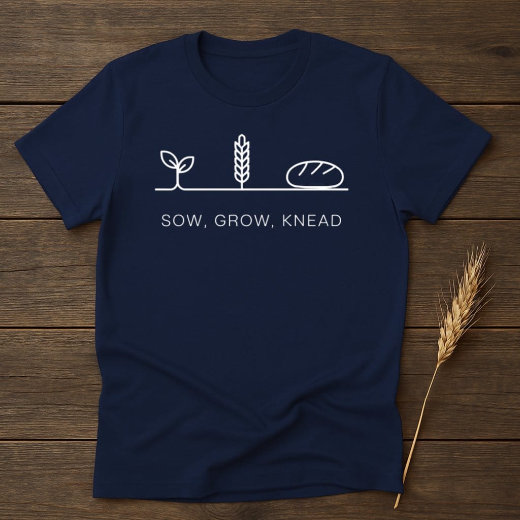 My Designs Physical Item S / Navy Sow Grow Knead T-Shirts