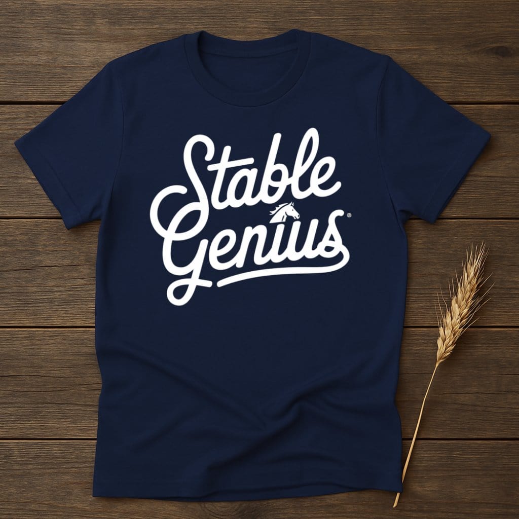 My Designs Physical Item S / Navy Stable Genius T-Shirts