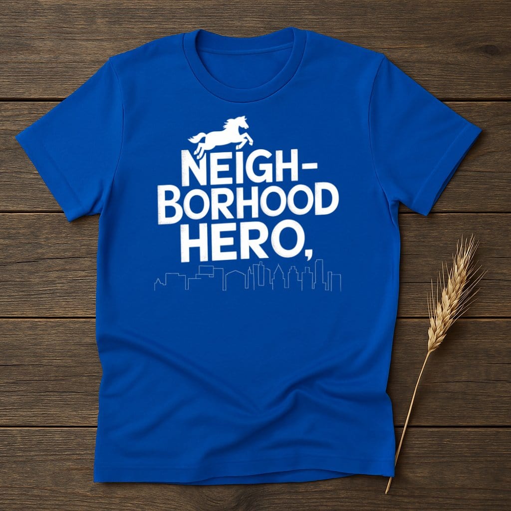 My Designs Physical Item S / Royal Neighborhood Hero City Skyline T-Shirts