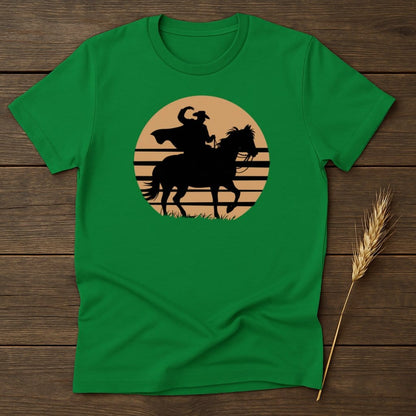 My Designs Silhouette Shirt Cowboy Silhouette Riding Horse Graphic T-Shirts