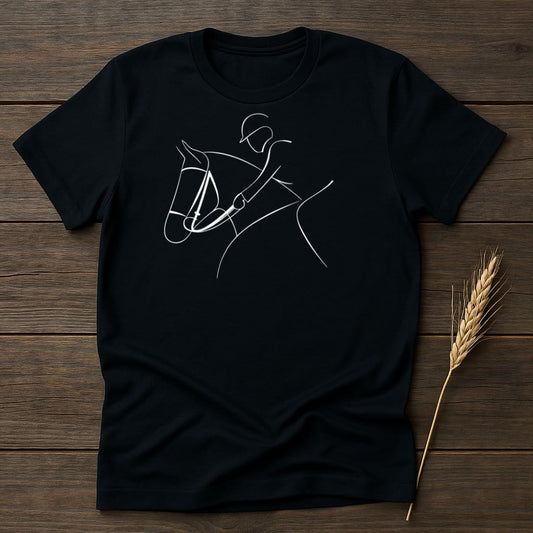 My Designs Silhouette Shirt S / Black Equestrian Horse T-Shirts