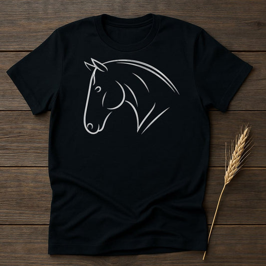 My Designs Silhouette Shirt S / Black Horse Graphic T-Shirts