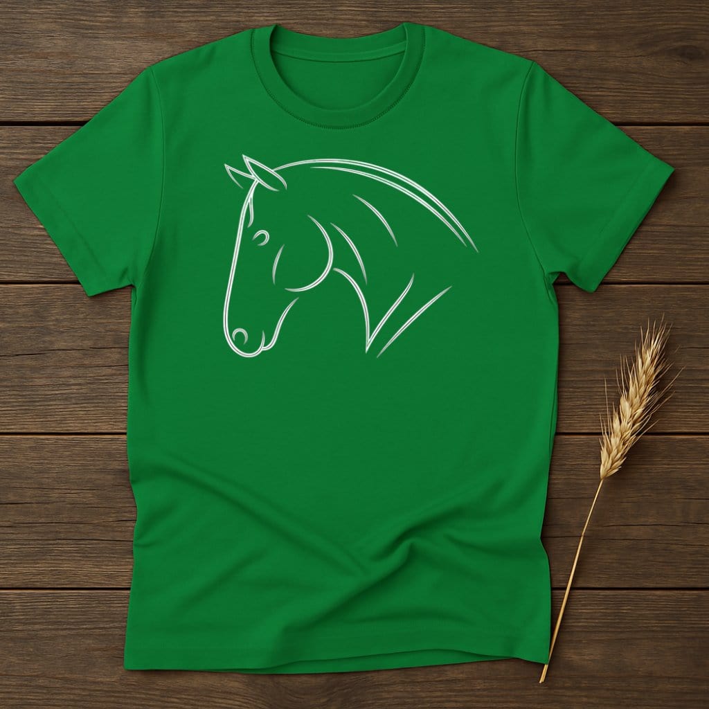 My Designs Silhouette Shirt S / Irish Green Horse Graphic T-Shirts