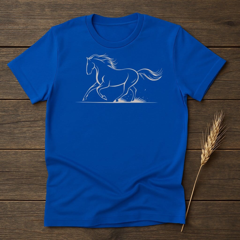 My Designs Silhouette Shirt S / Royal Equine-Inspired T-Shirts