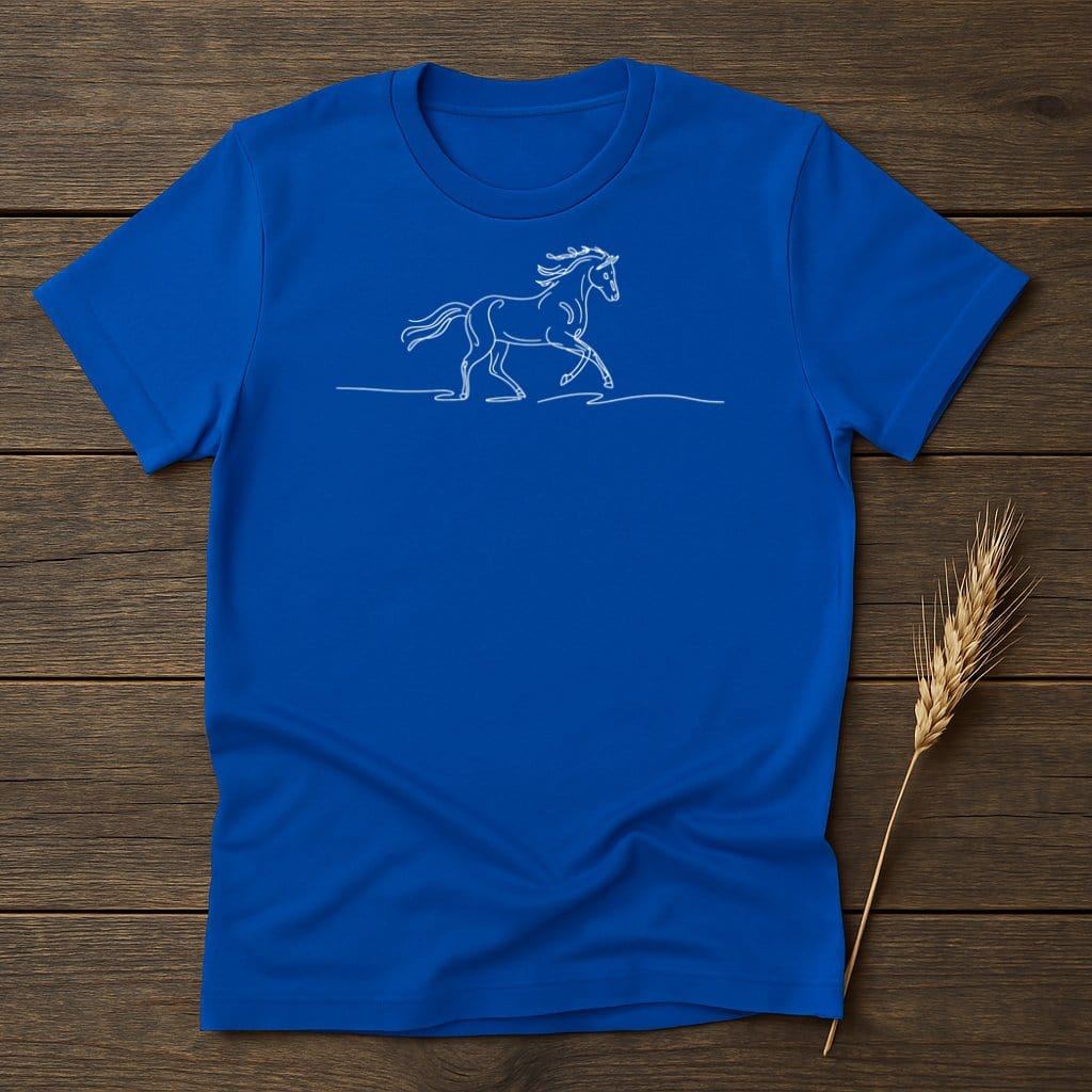 My Designs Silhouette Shirt S / Royal Majestic Horse T-Shirts