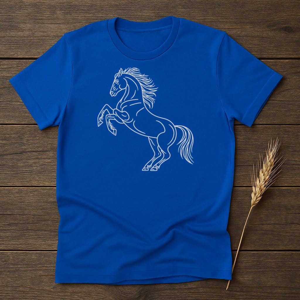My Designs Silhouette Shirt S / Royal Wild Horse T-Shirts