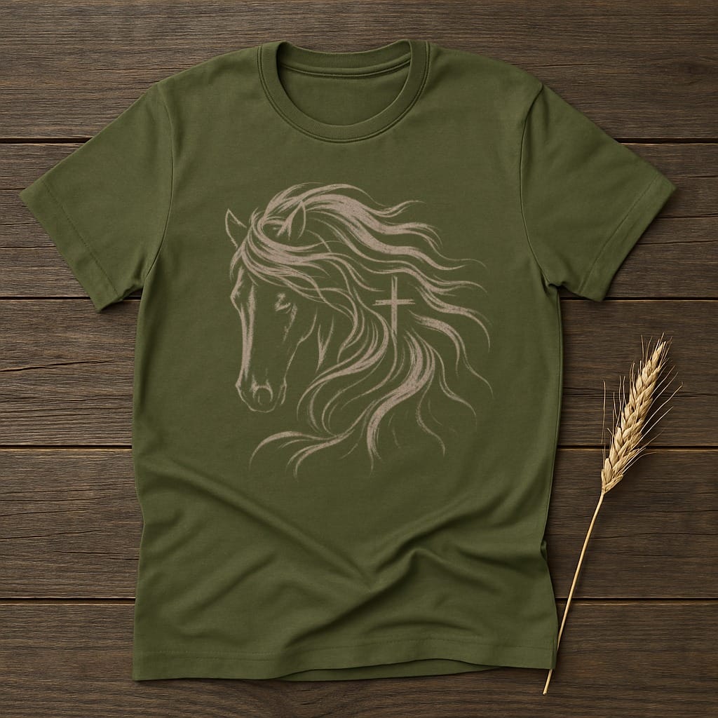 MyDesigns core_ad Faithful Equine T-Shirt