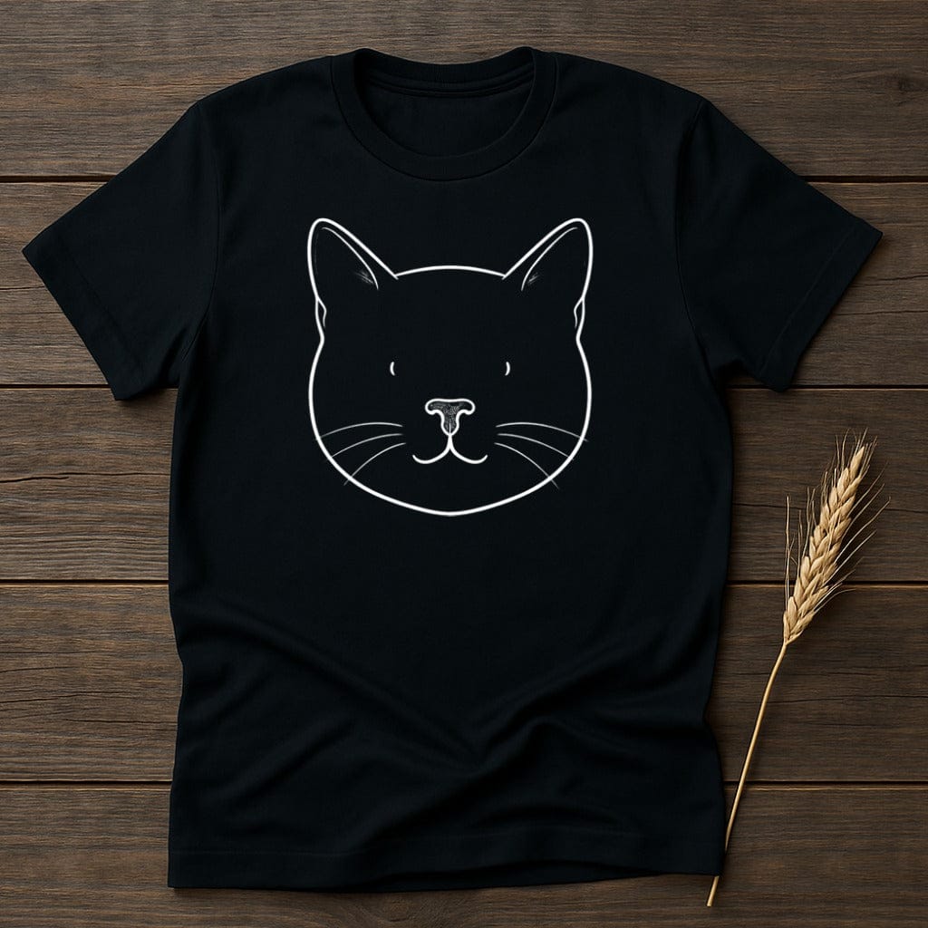MyDesigns core_ad S / Black Feline Silhouette T-Shirt