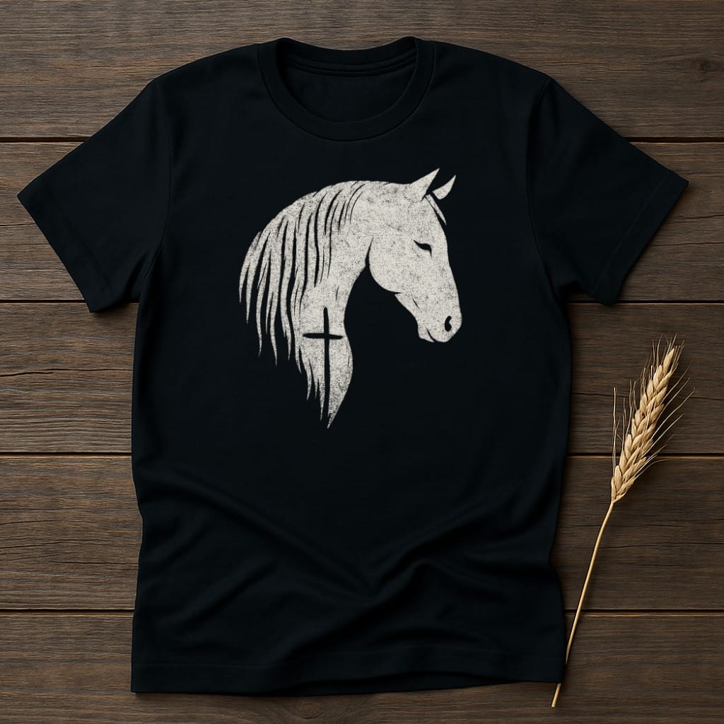 MyDesigns core_ad S / Black Graceful Horse Spirit T-Shirt