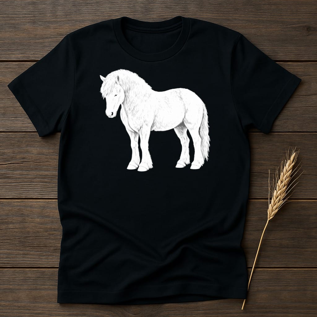 MyDesigns core_ad S / Black Large Steed T-Shirt