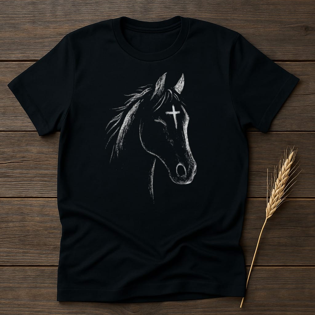 MyDesigns core_ad S / Black Mystic Horse Spirit T-Shirt