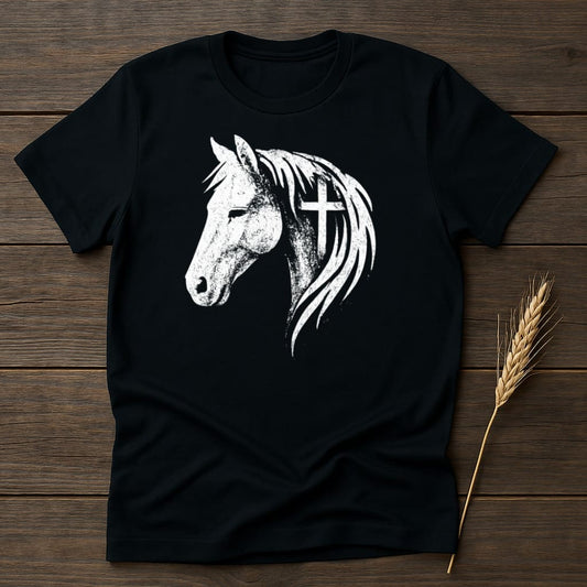 MyDesigns core_ad S / Black Sacred Horse T-Shirt